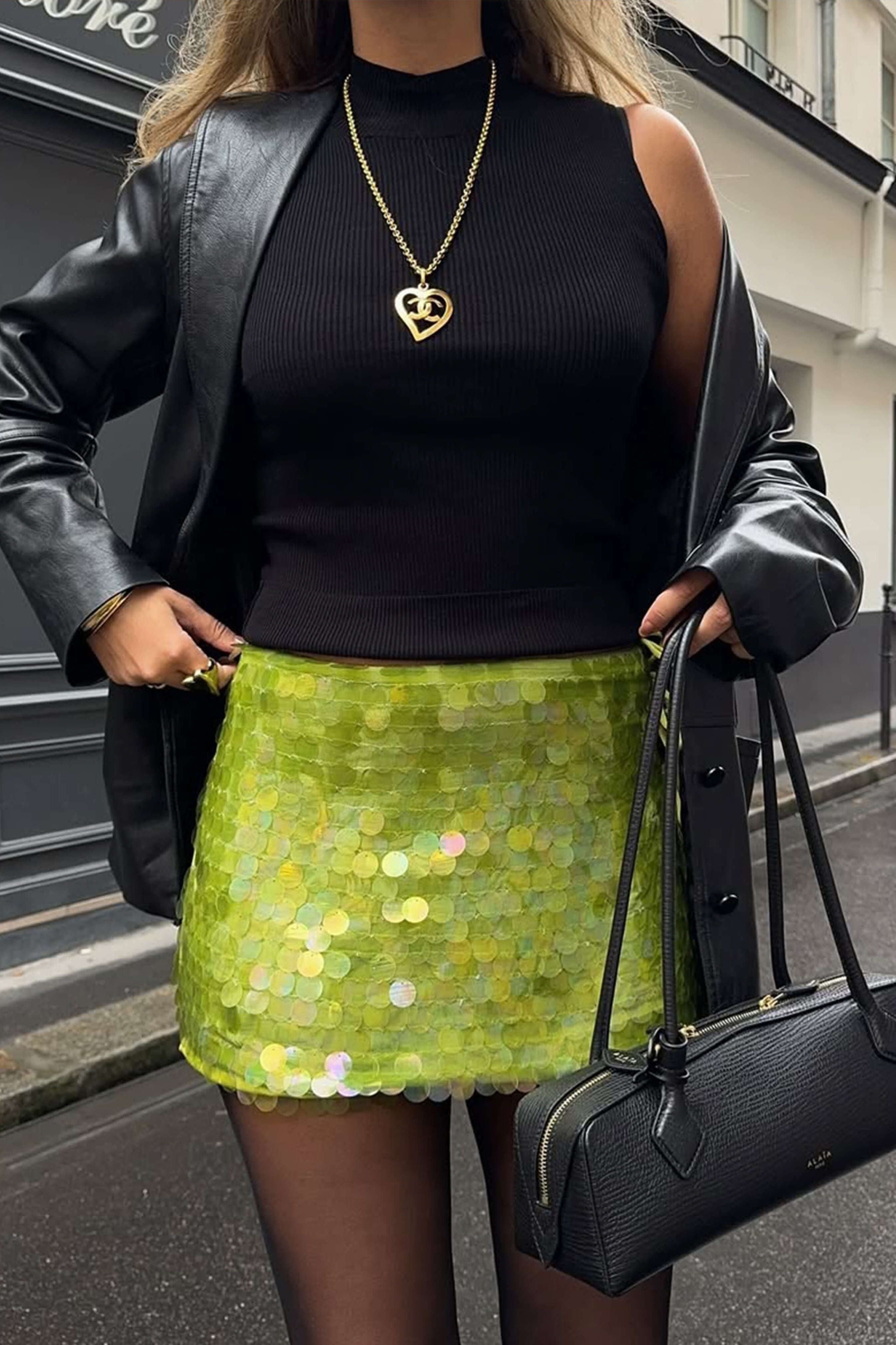 Malia - Sequin Mini Skirt