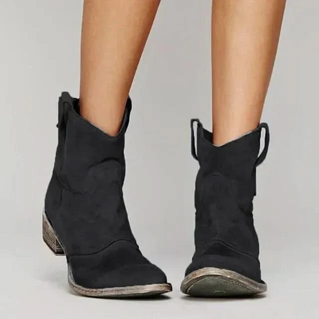 Paloma Western Ankle Boots