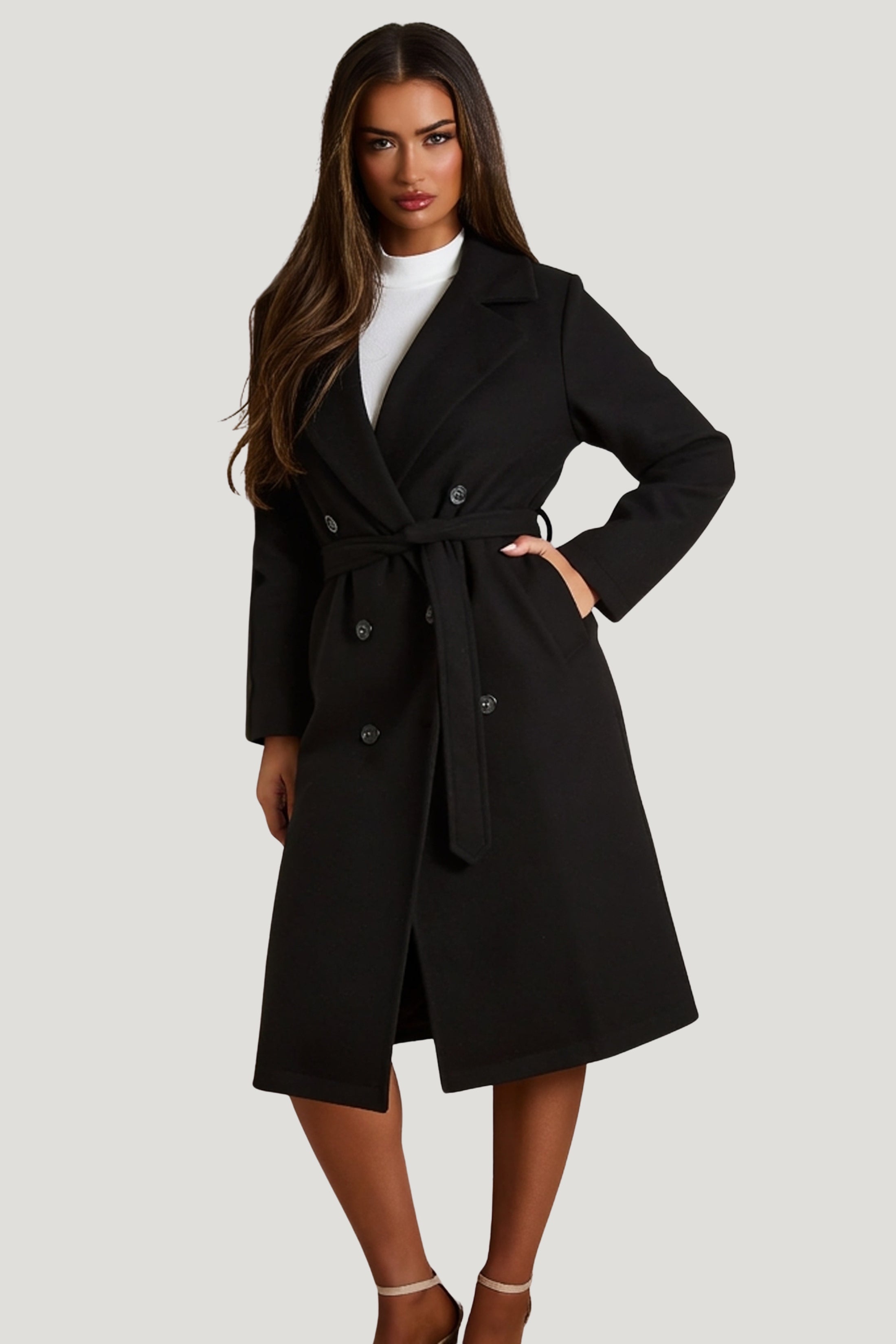 Eliana Belted Trench Coat