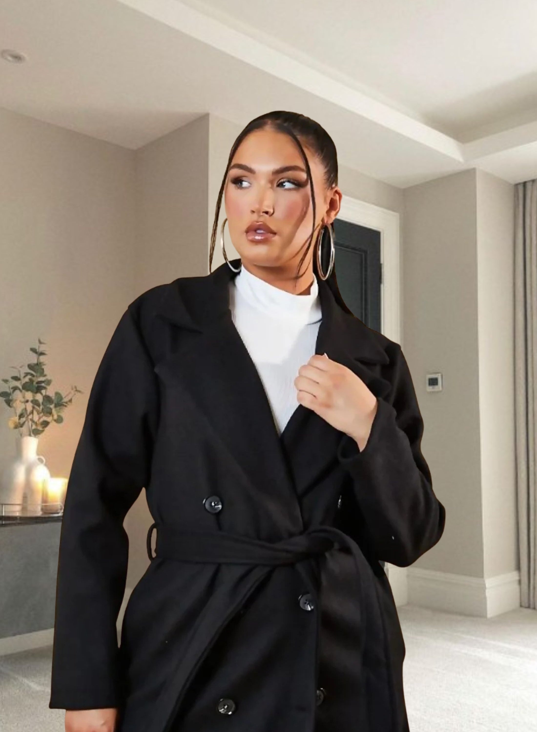 Eliana Belted Trench Coat