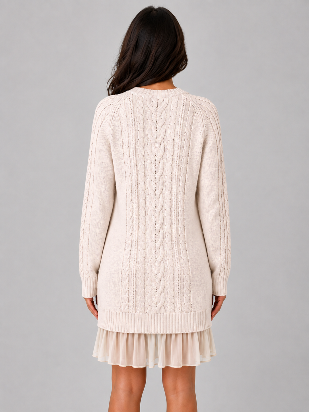 Clara Cable Knit Jumper Dress
