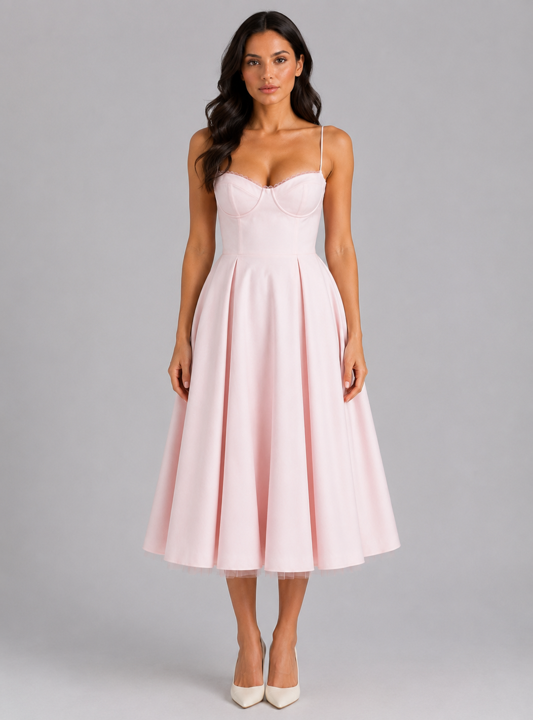 Isabelle Corset Midi Dress