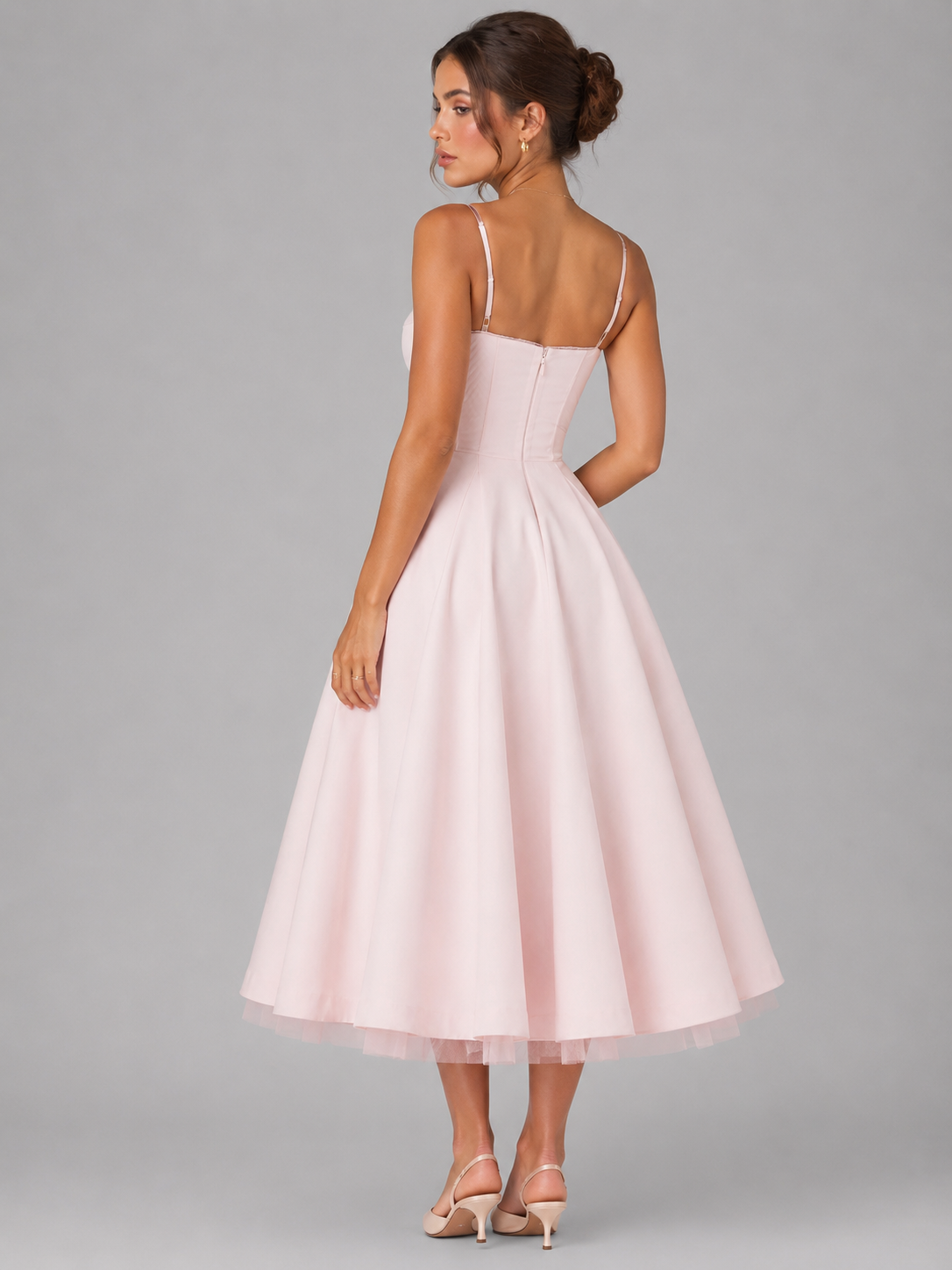 Adelina Corset Midi Dress
