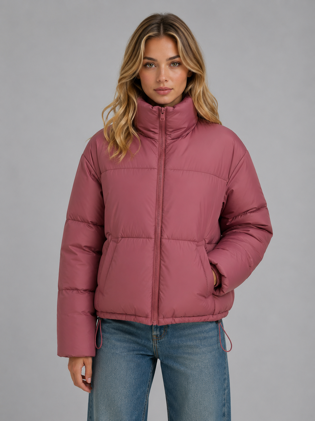 Sienna Cropped Puffer Jacket