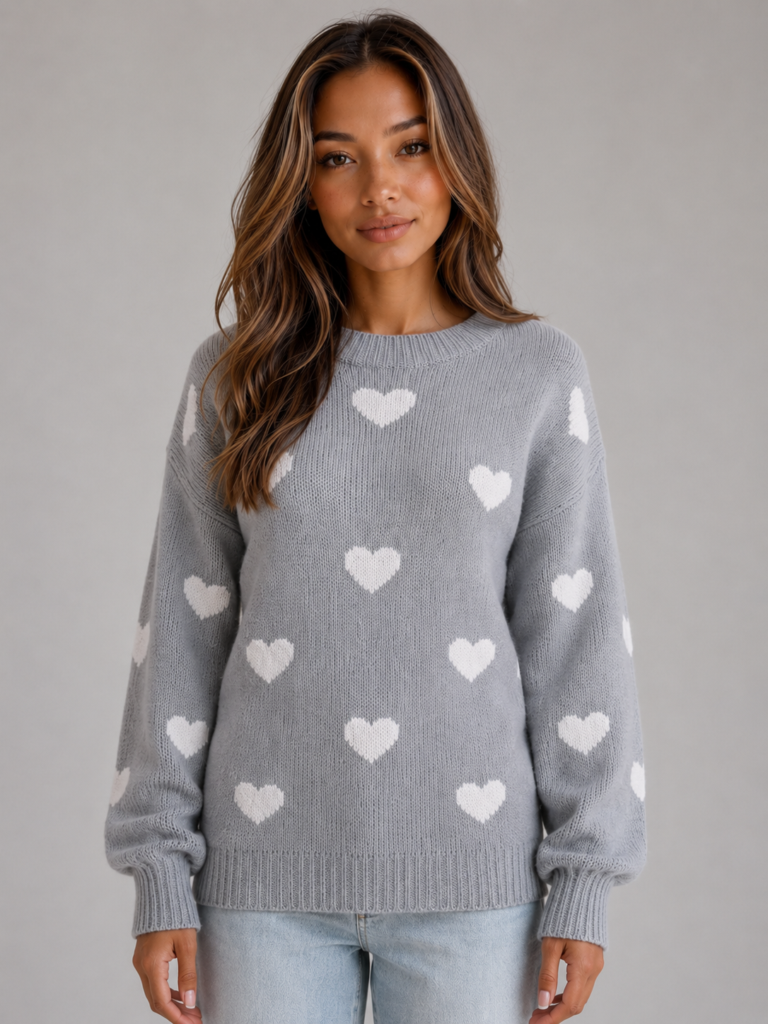 Heart Knit Sweater – Eliana