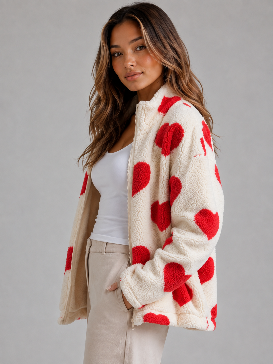 Teddy Fleece Jacket – Rosalie