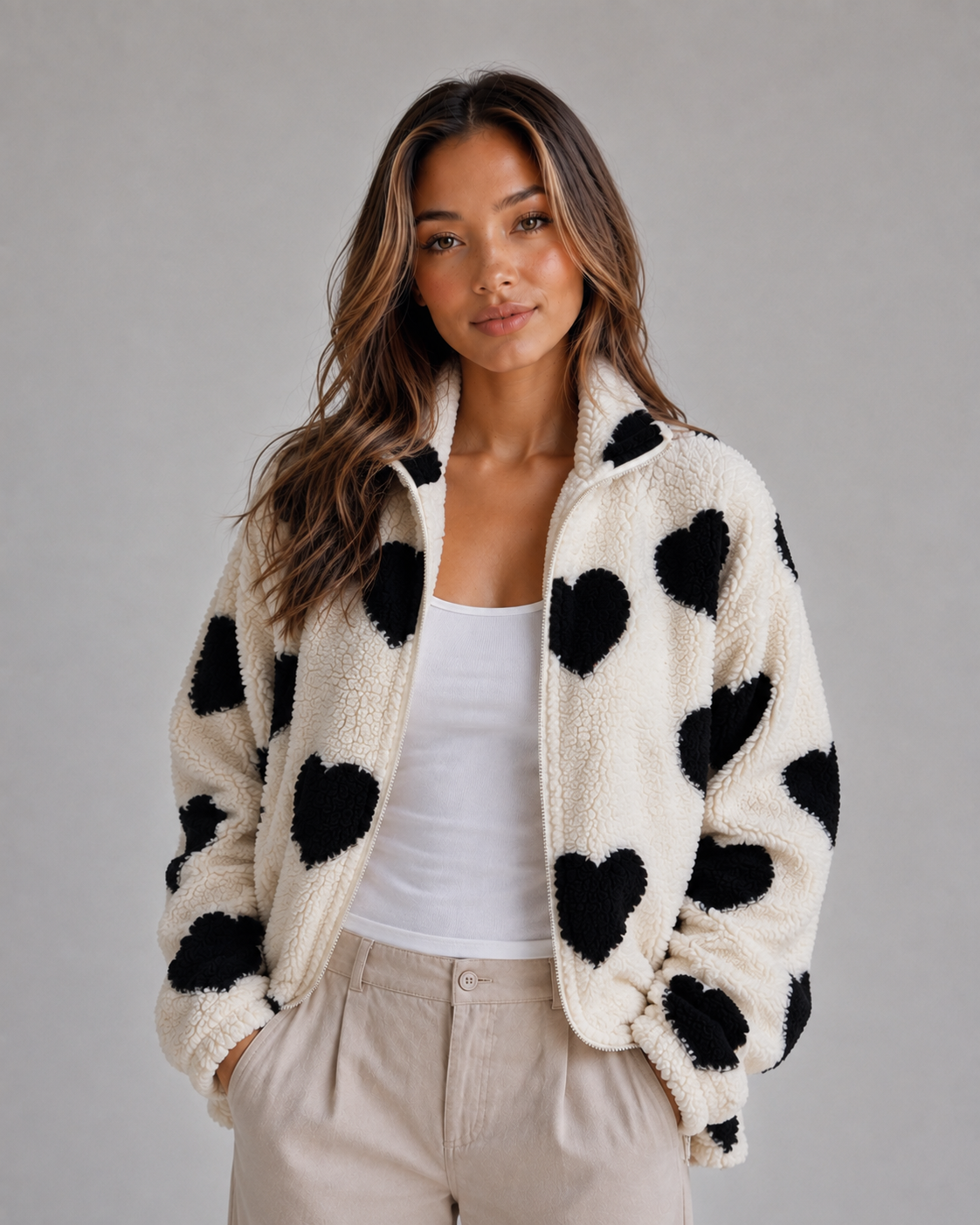 Teddy Fleece Jacket – Rosalie