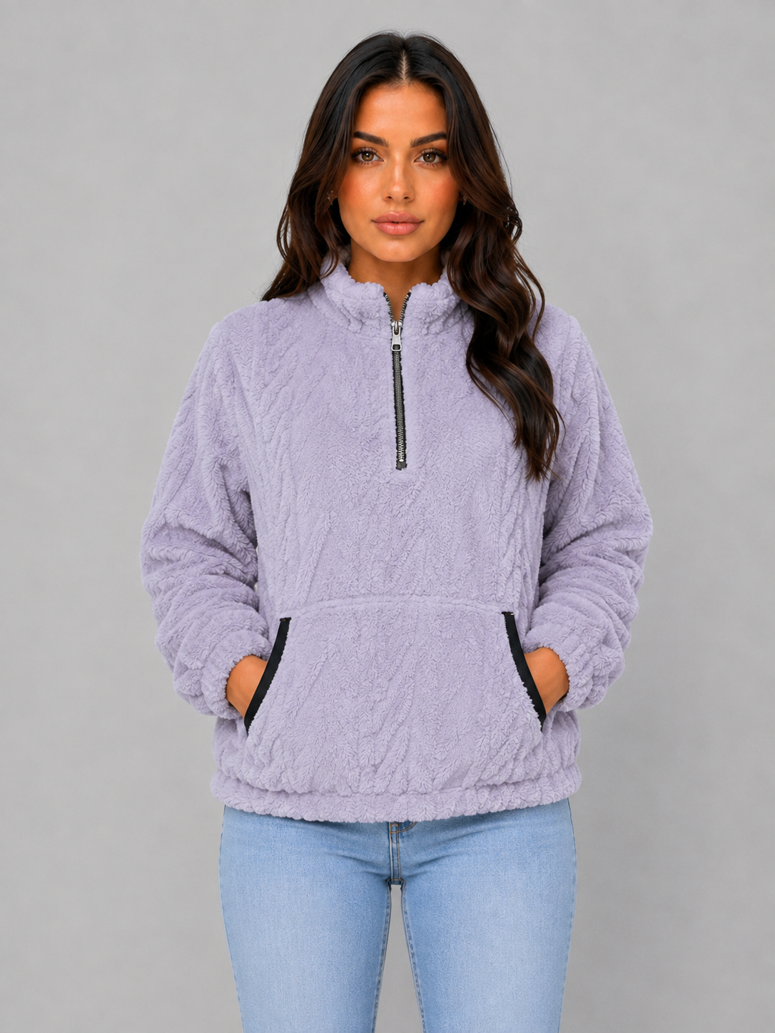 Sophie Plush Half-Zip Pullover