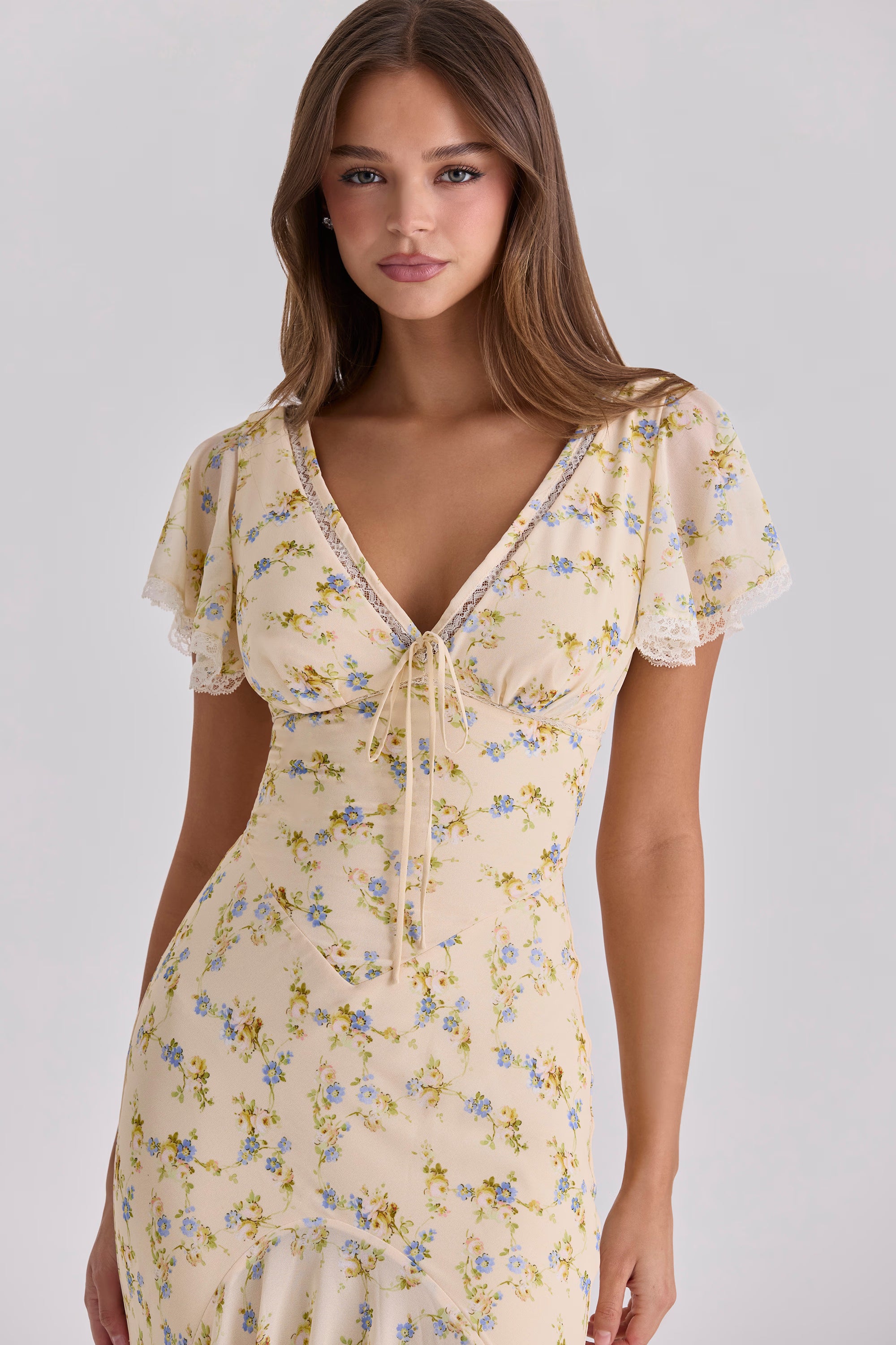 Amina | Floral Maxi Dress