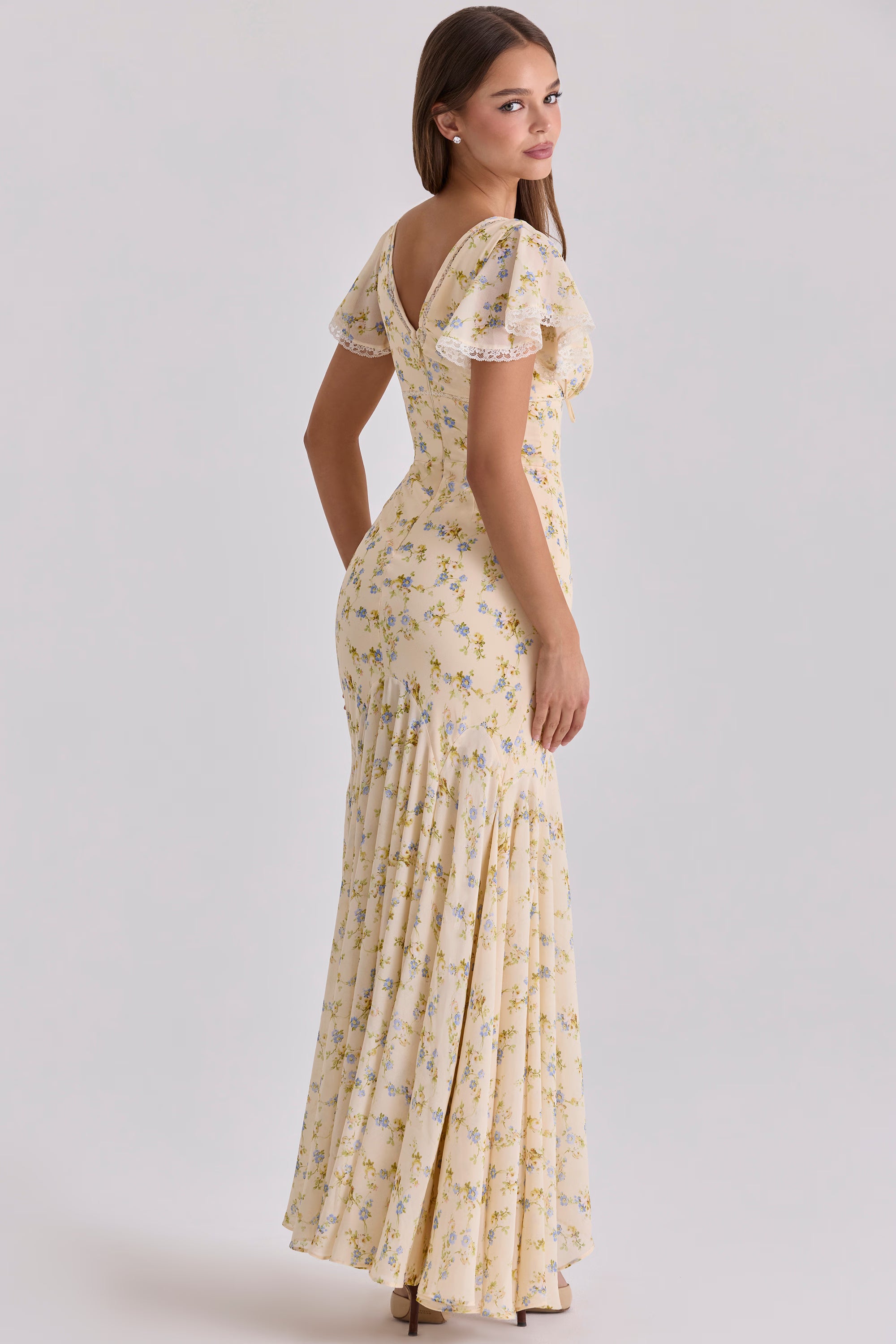 Amina | Floral Maxi Dress