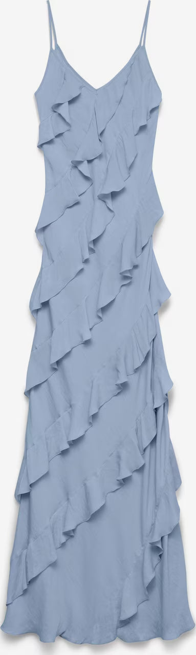 Evania | Ruffle Maxi Dress