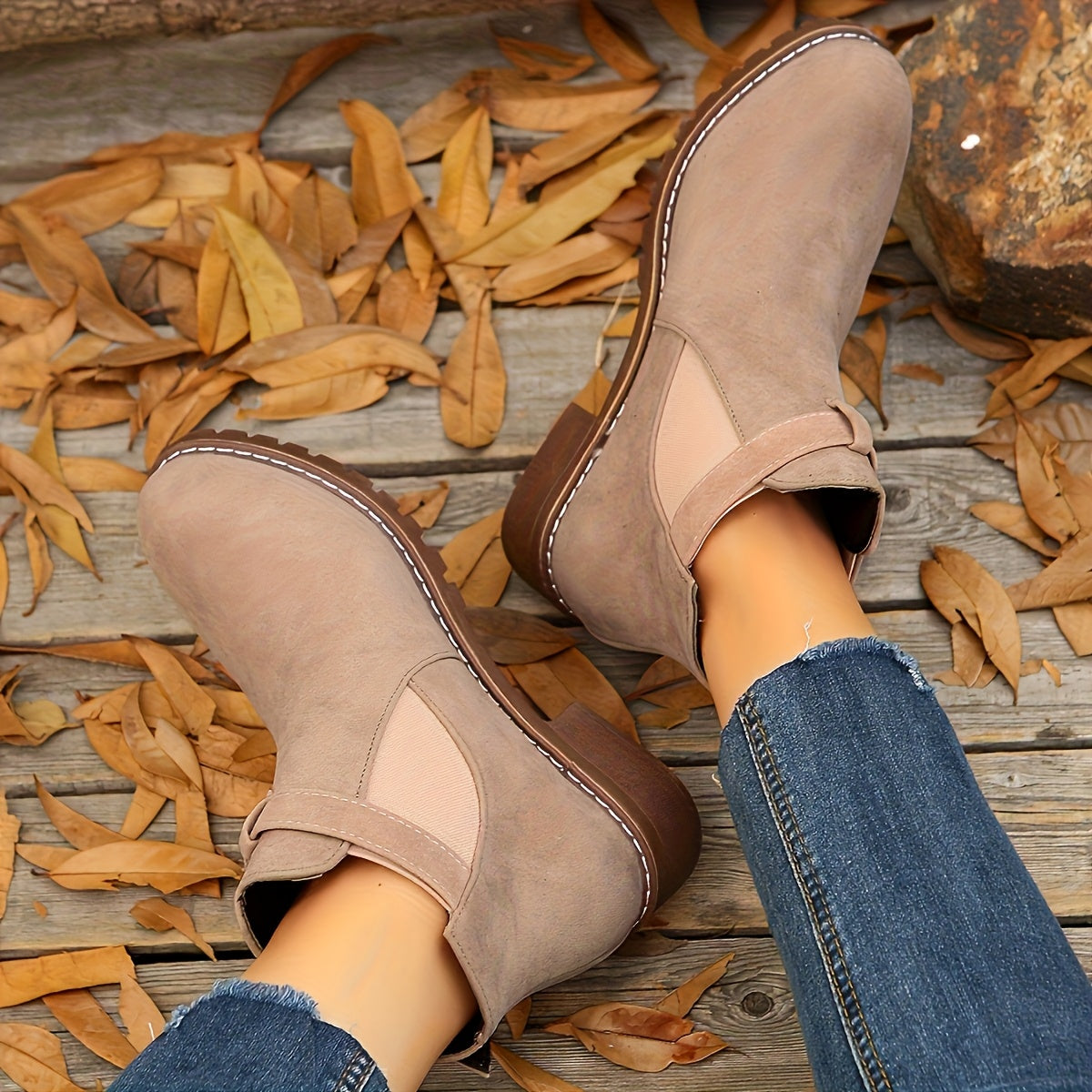 Sienna Buckle Chelsea Ankle Boots