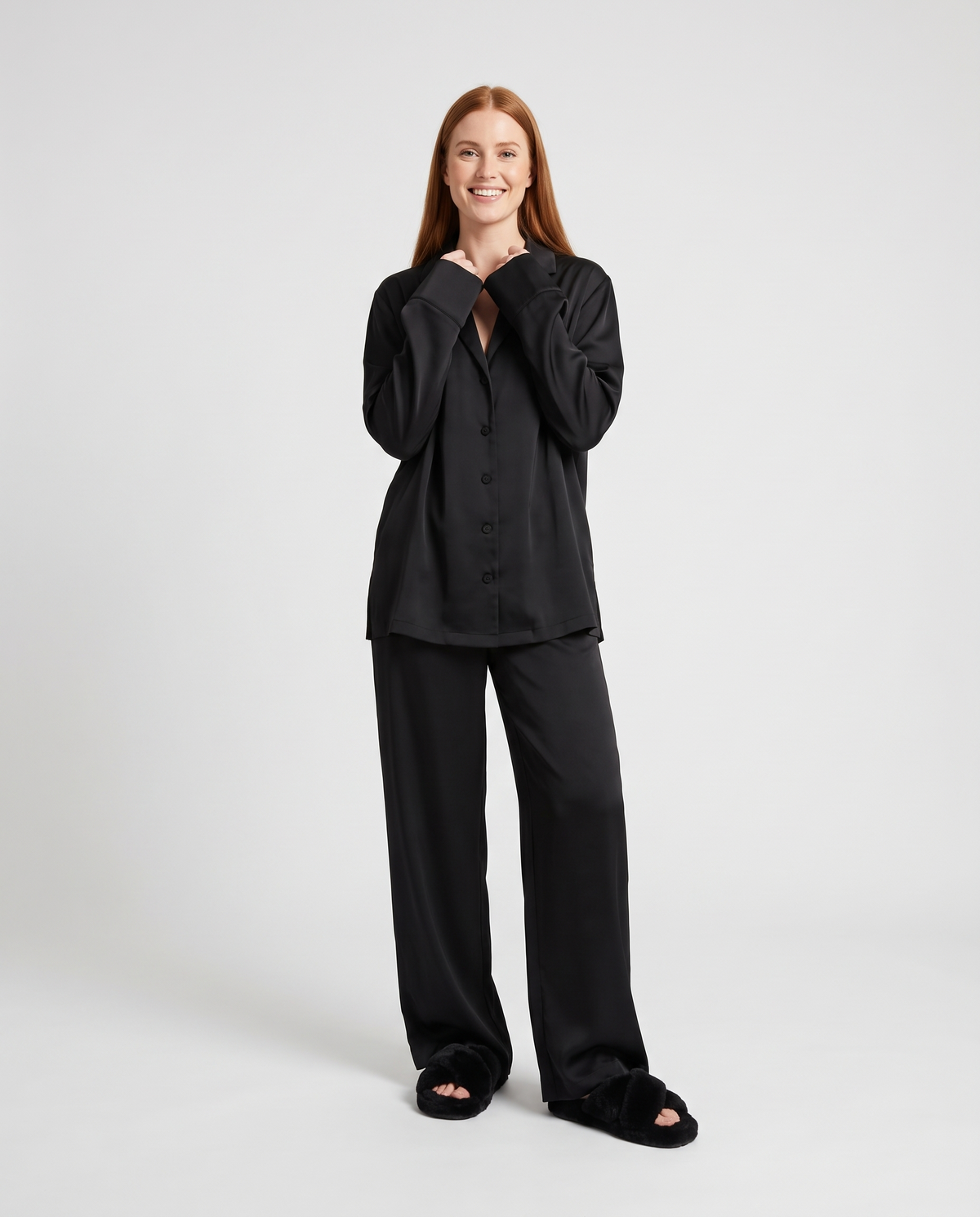 Pyjama Set – Willa Oversized Wide-Leg Lounge Set