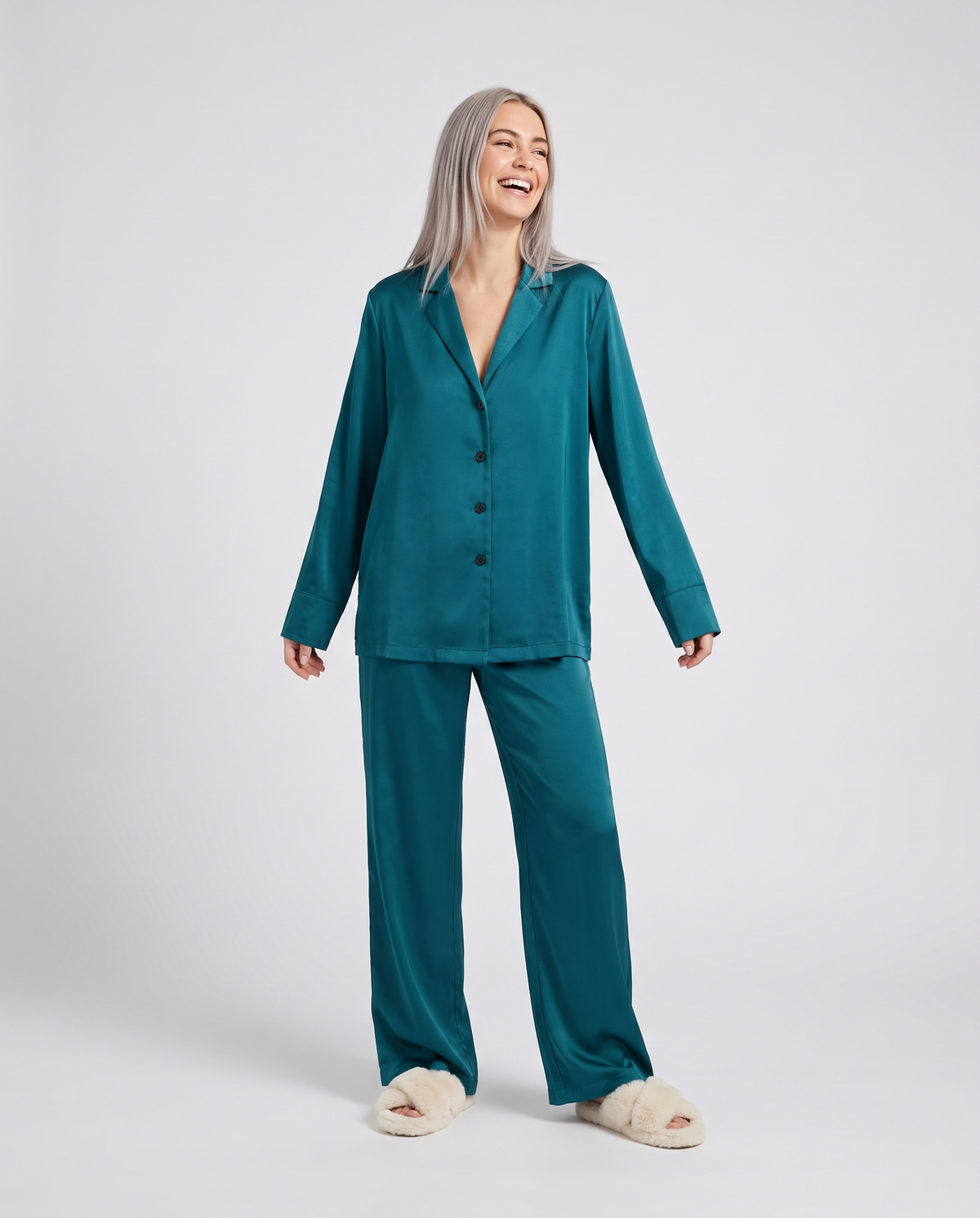 Pyjama Set – Willa Oversized Wide-Leg Lounge Set