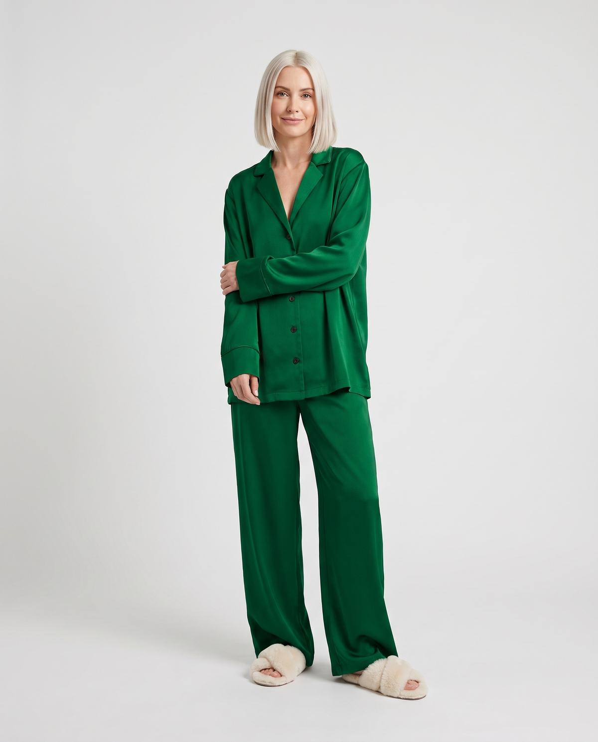 Pyjama Set – Willa Oversized Wide-Leg Lounge Set