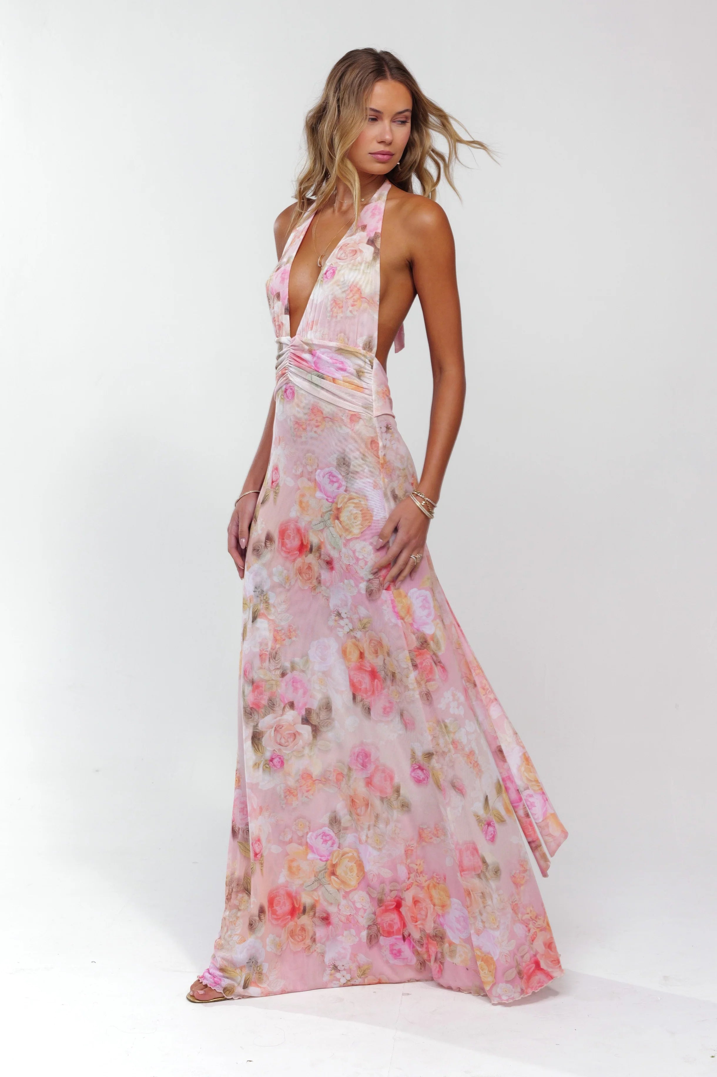 Amara | Halter Maxi Dress