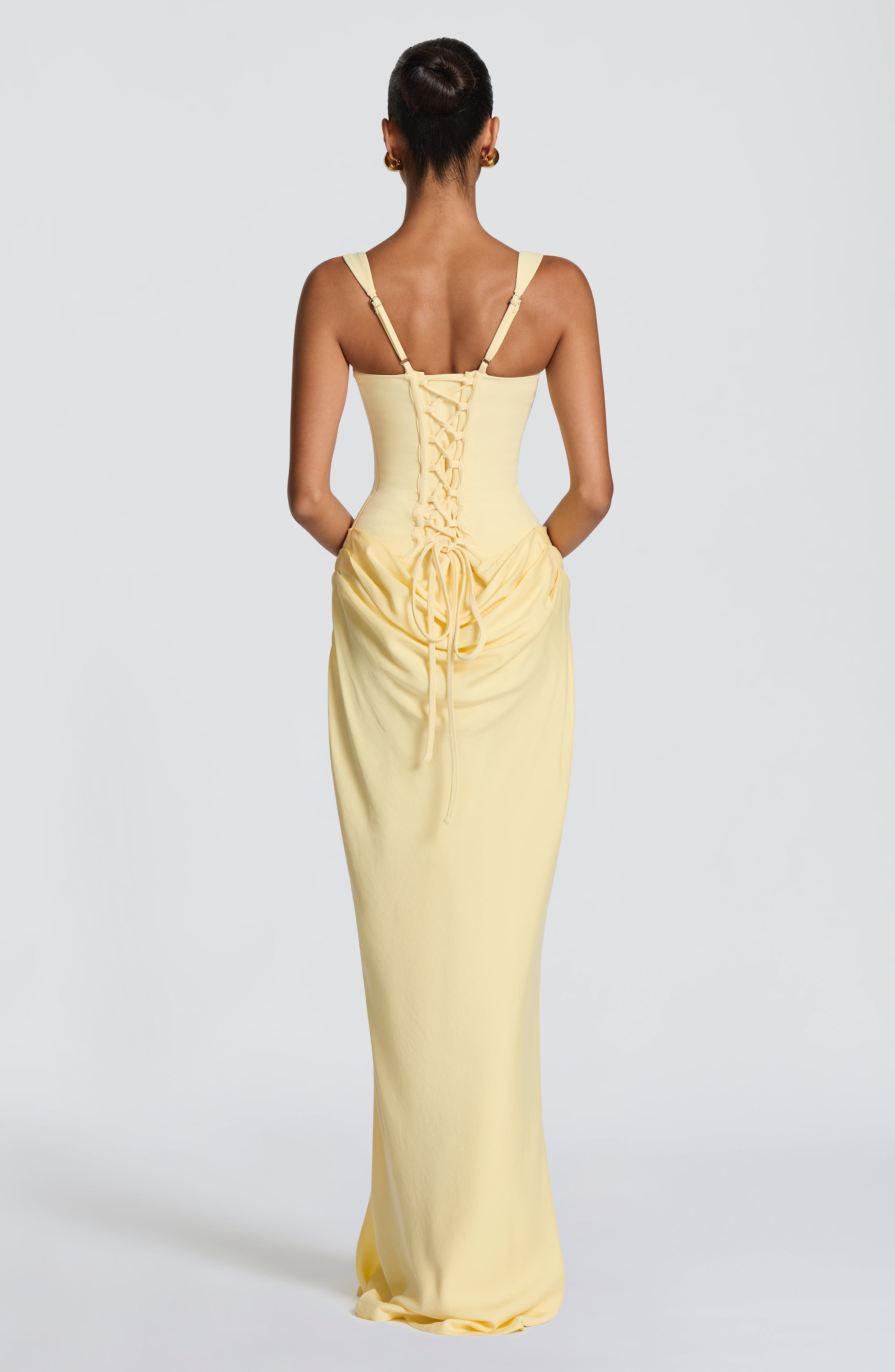 Kirina Maxi Dress - Lemon