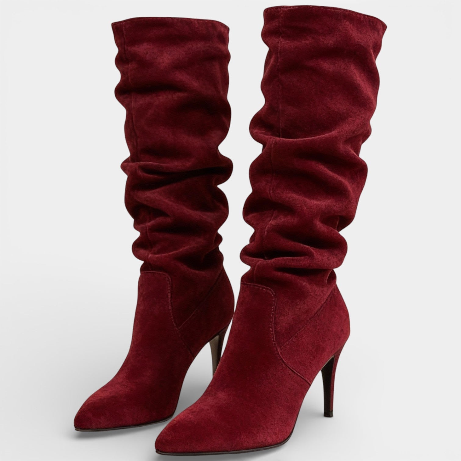 Alessia Suede Stiletto Boots