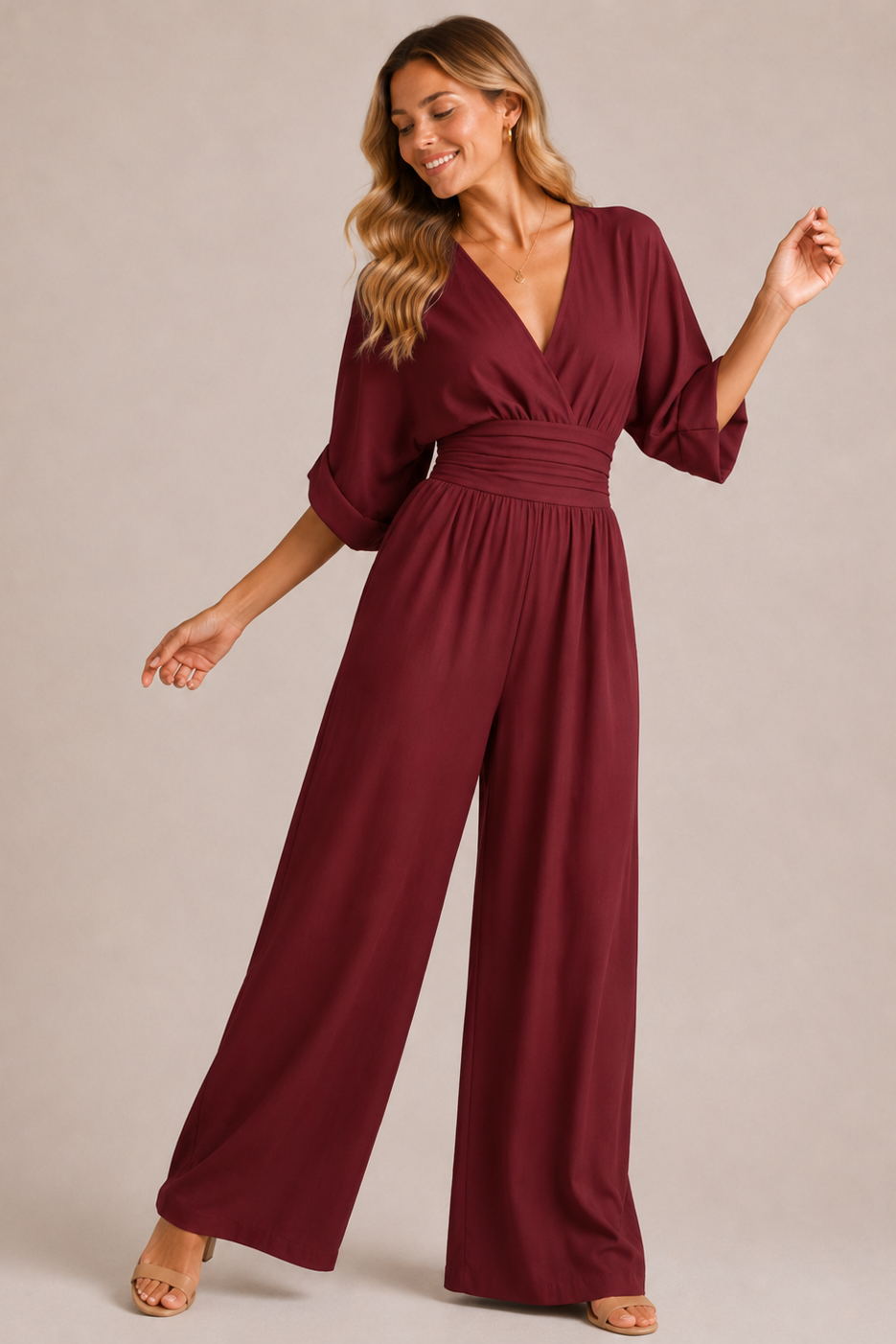 Simone Wide Leg Jumpsuit