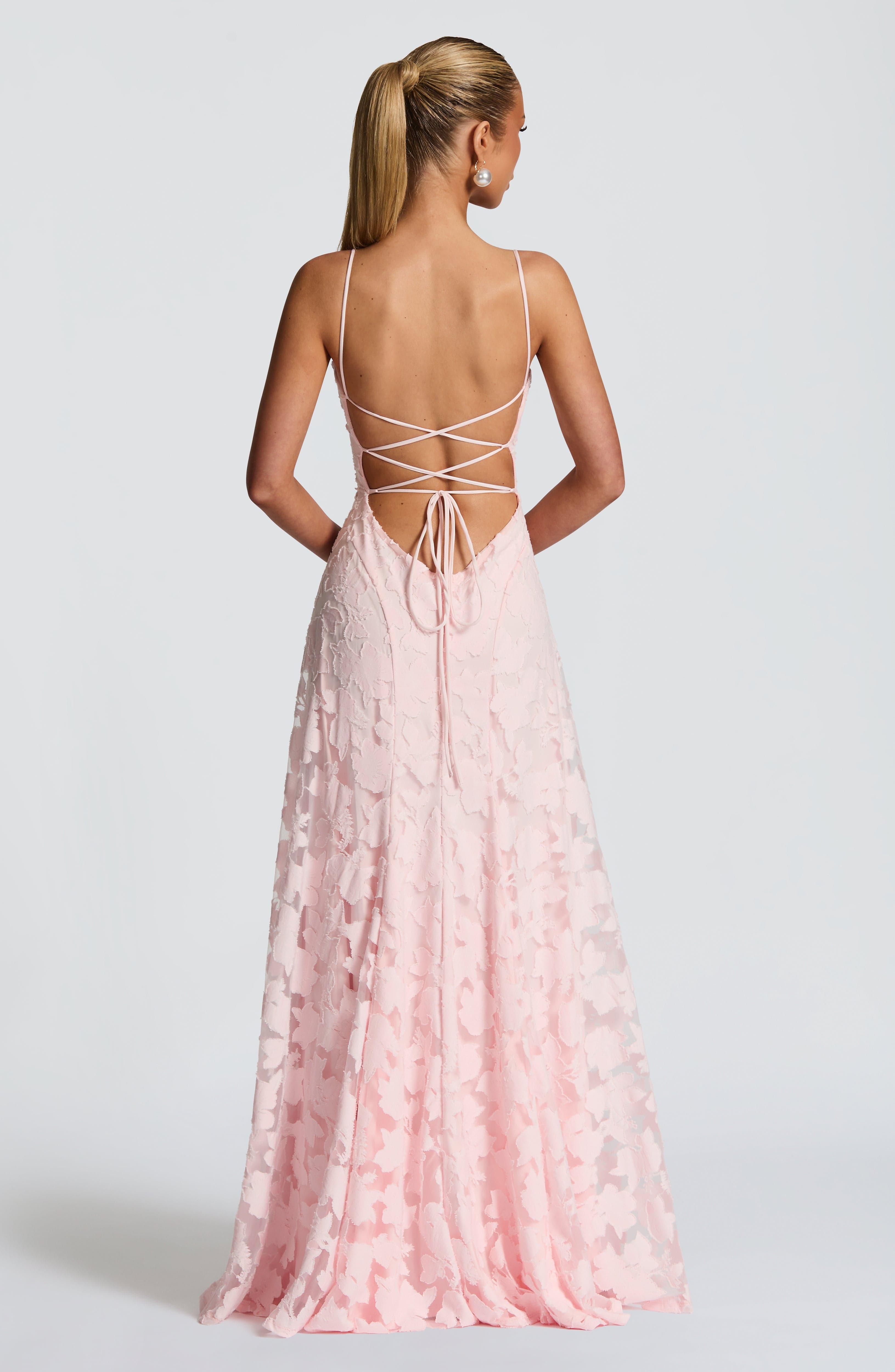 Rosalie Floral Cowl Neck Maxi Dress