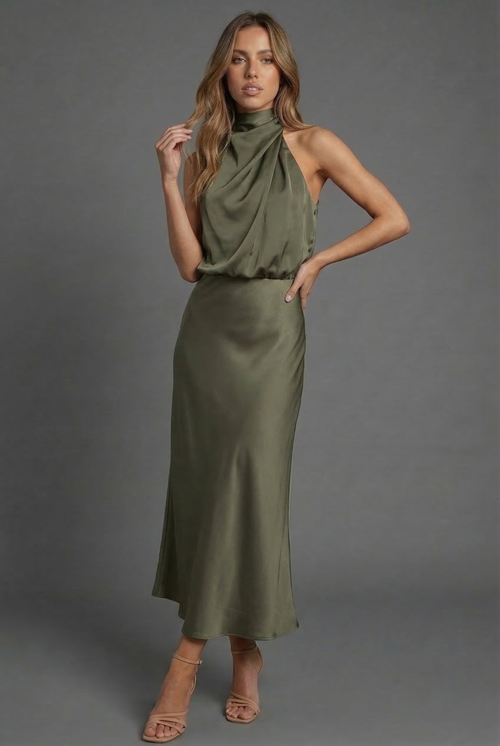 Dolores Wedding Guest Midi Dress