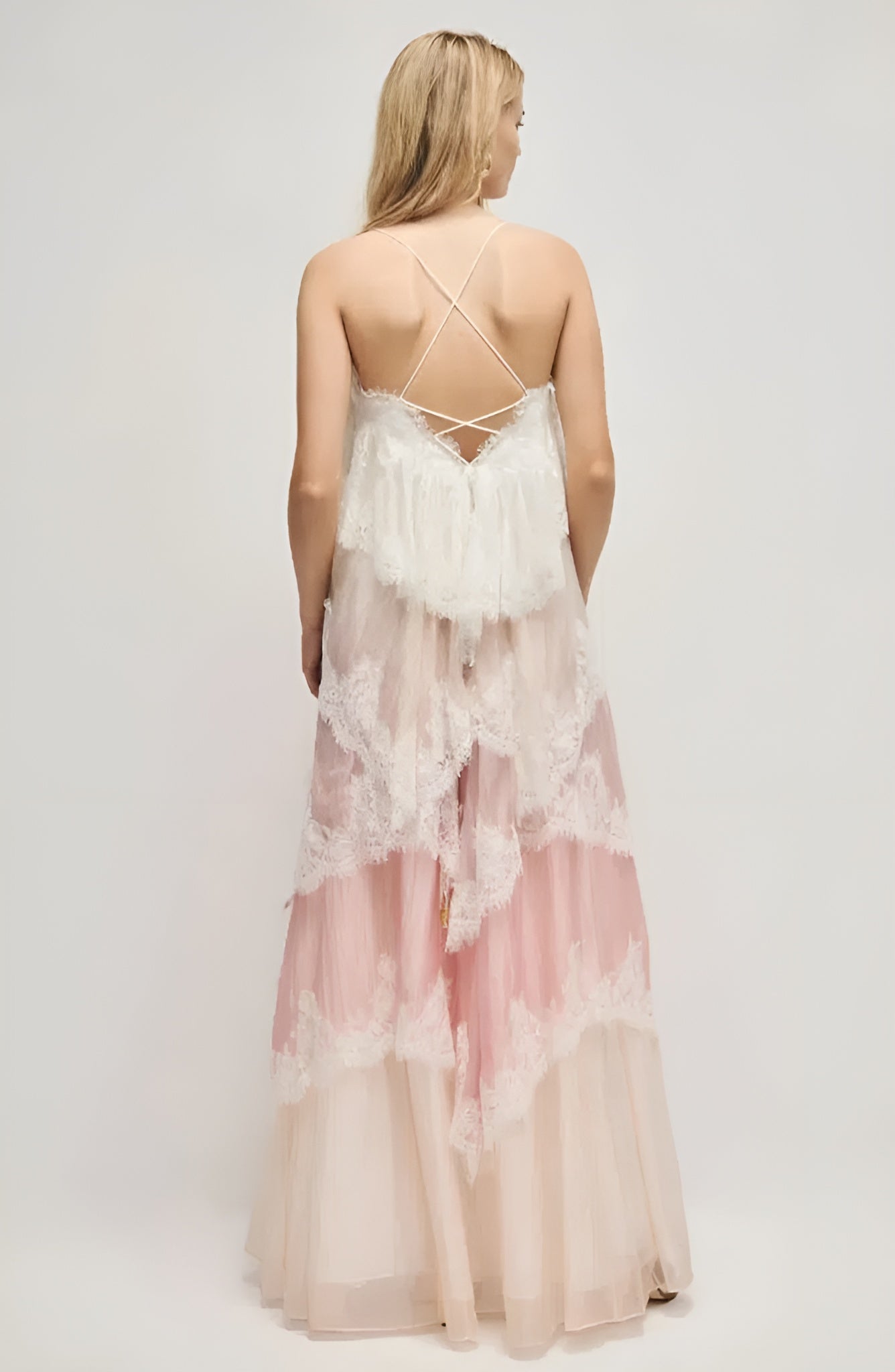 Valentina | Lace Tiered Gown