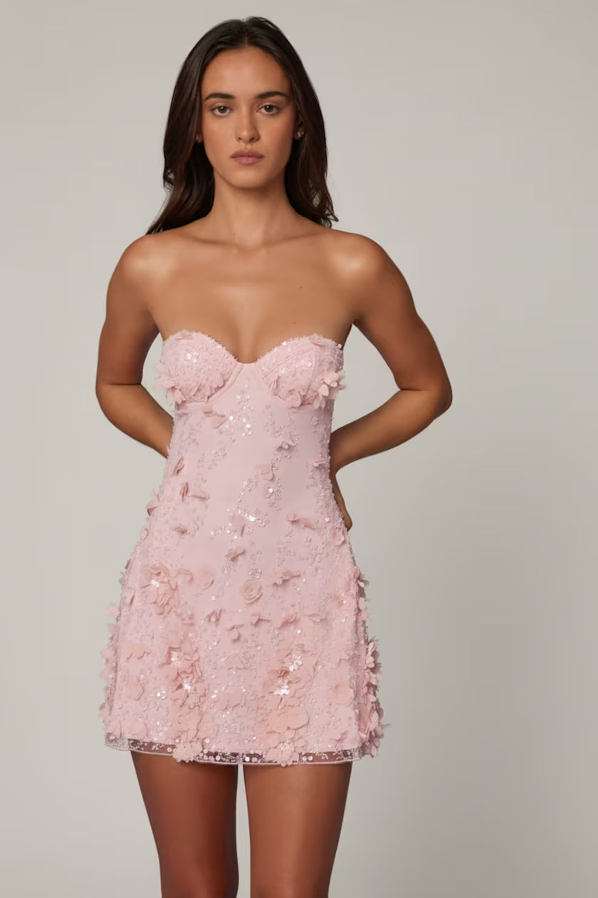 Elara | Floral Mini Dress