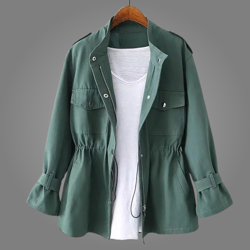 Amelie Wool Blend Belted Overcoat