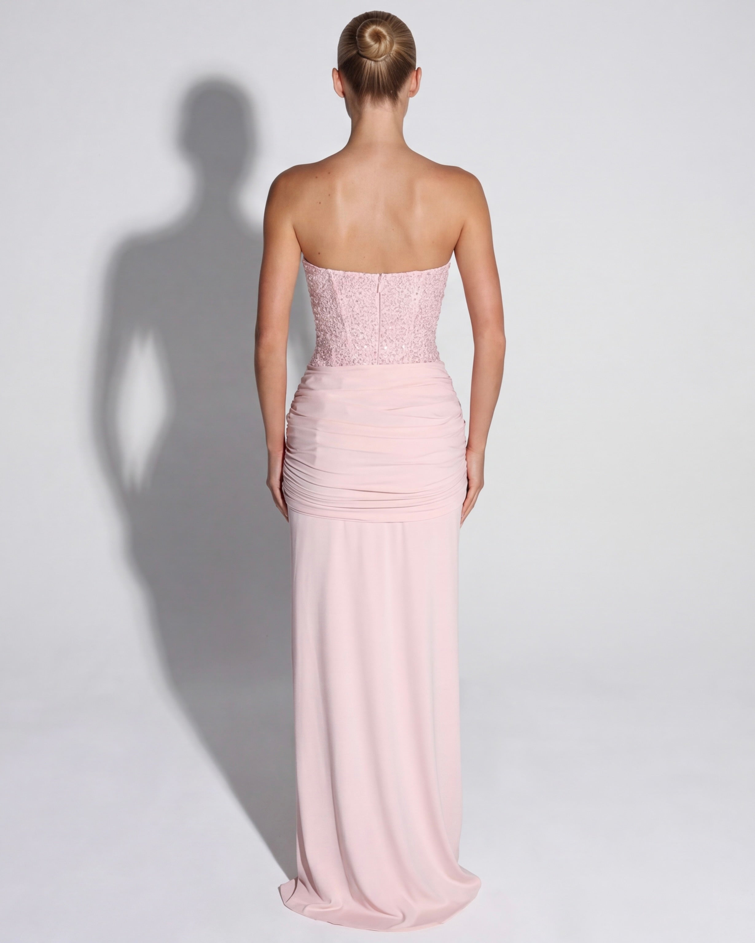 Carina Sequin Corset Maxi Dress