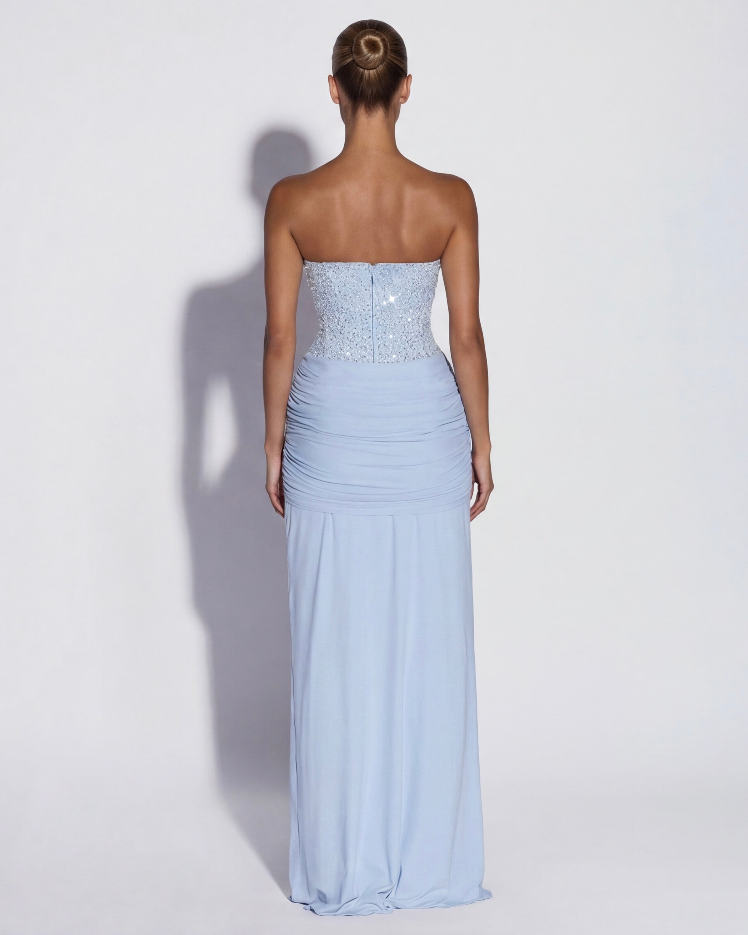Carina Sequin Corset Maxi Dress