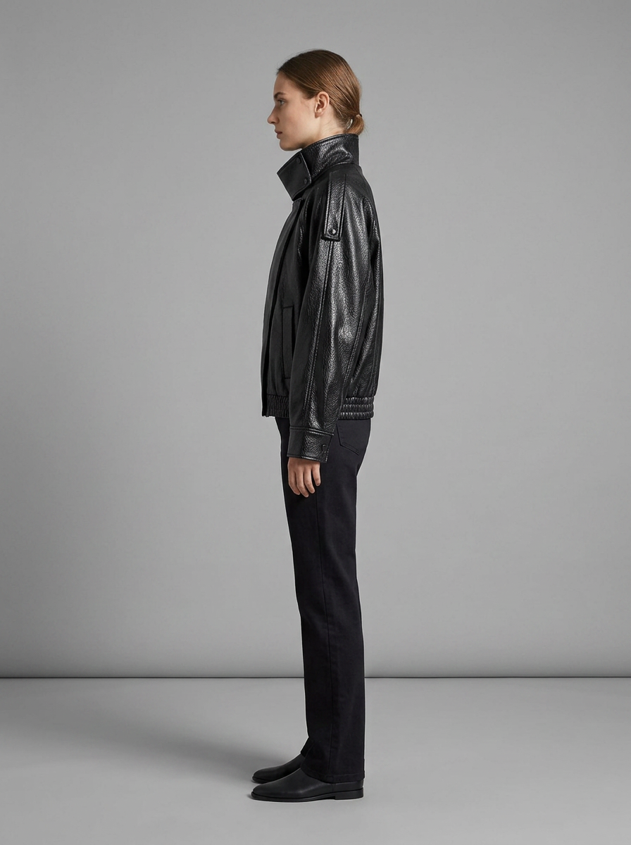 Faux Leather Biker Jacket