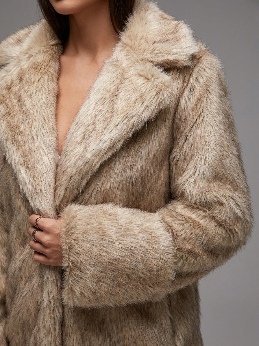Firerie Faux Fur Long Coat