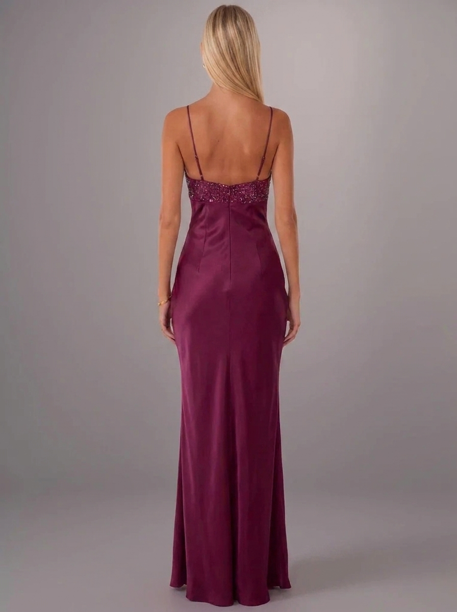 Eliana Sequin Off-Shoulder Maxi Dress