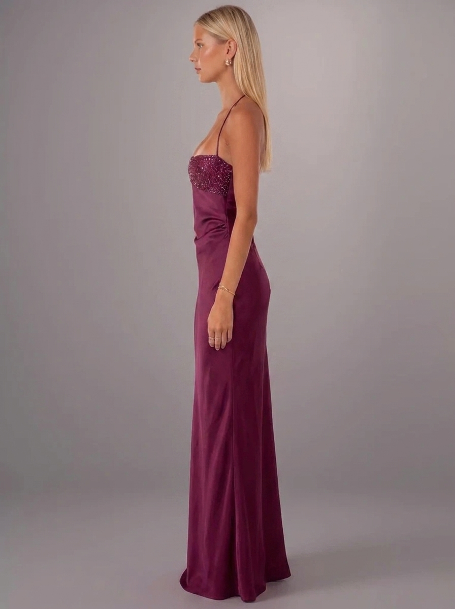 Eliana Sequin Off-Shoulder Maxi Dress