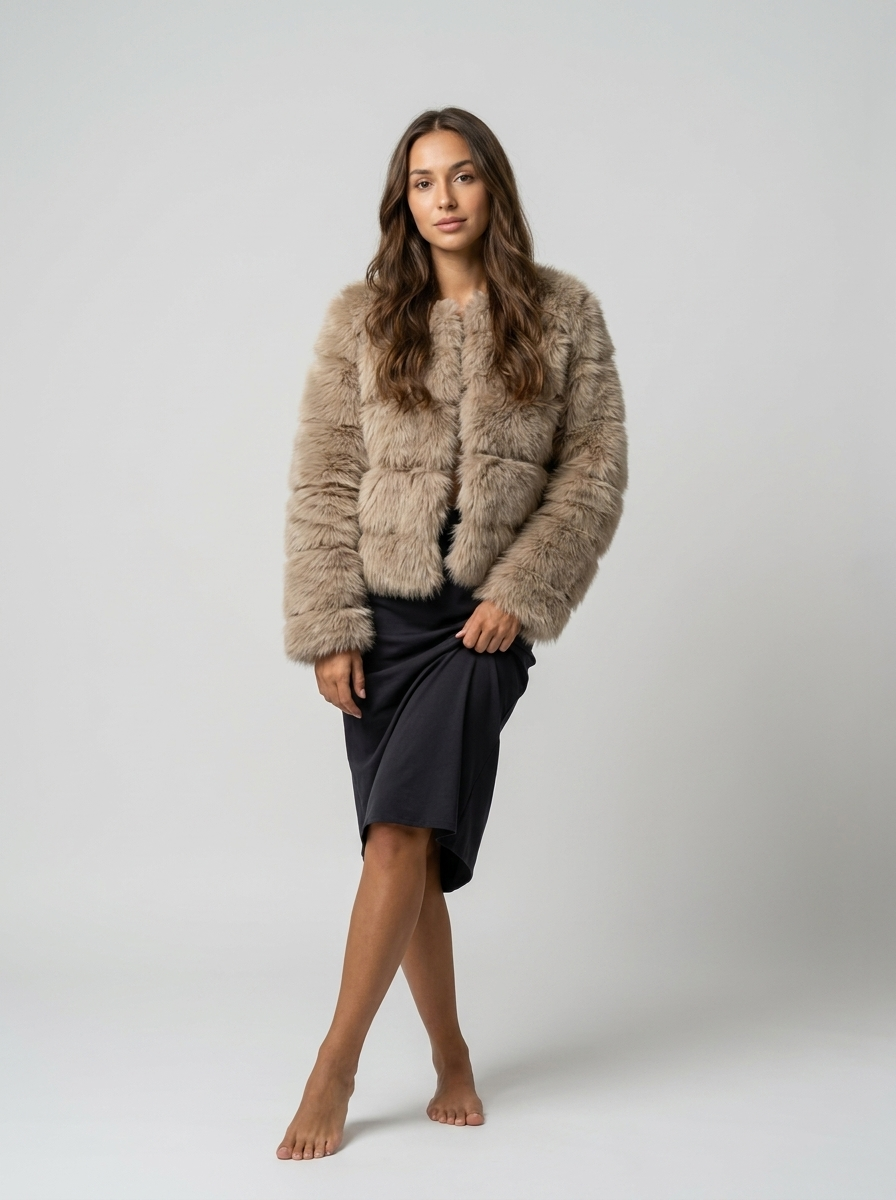 Montana | Cropped Fox Fur Coat