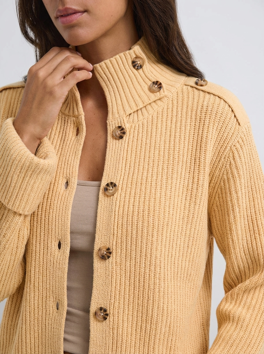 Aurelia Ribbed Knit Cardigan