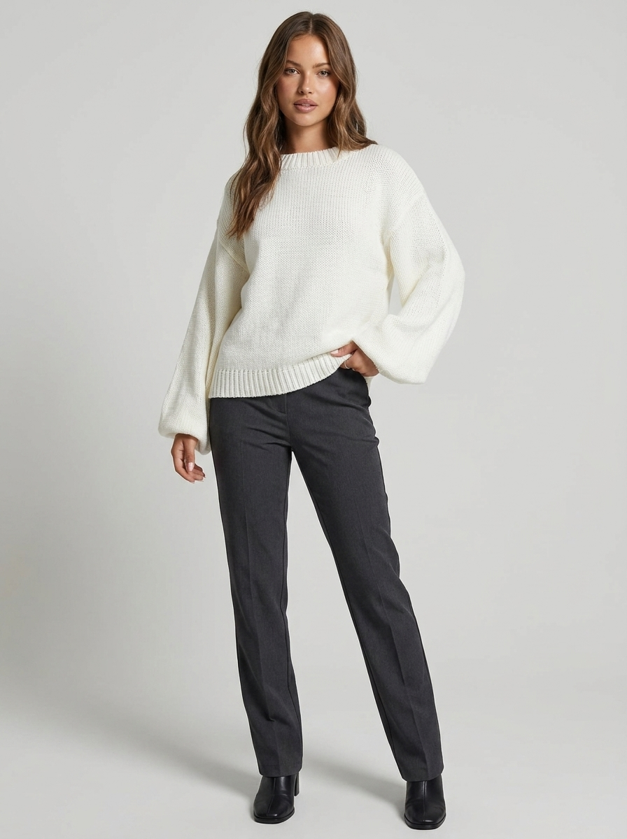 Isabella Oversized Sleeve Knit Sweater