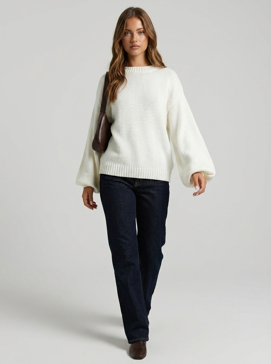 Isabella Oversized Sleeve Knit Sweater