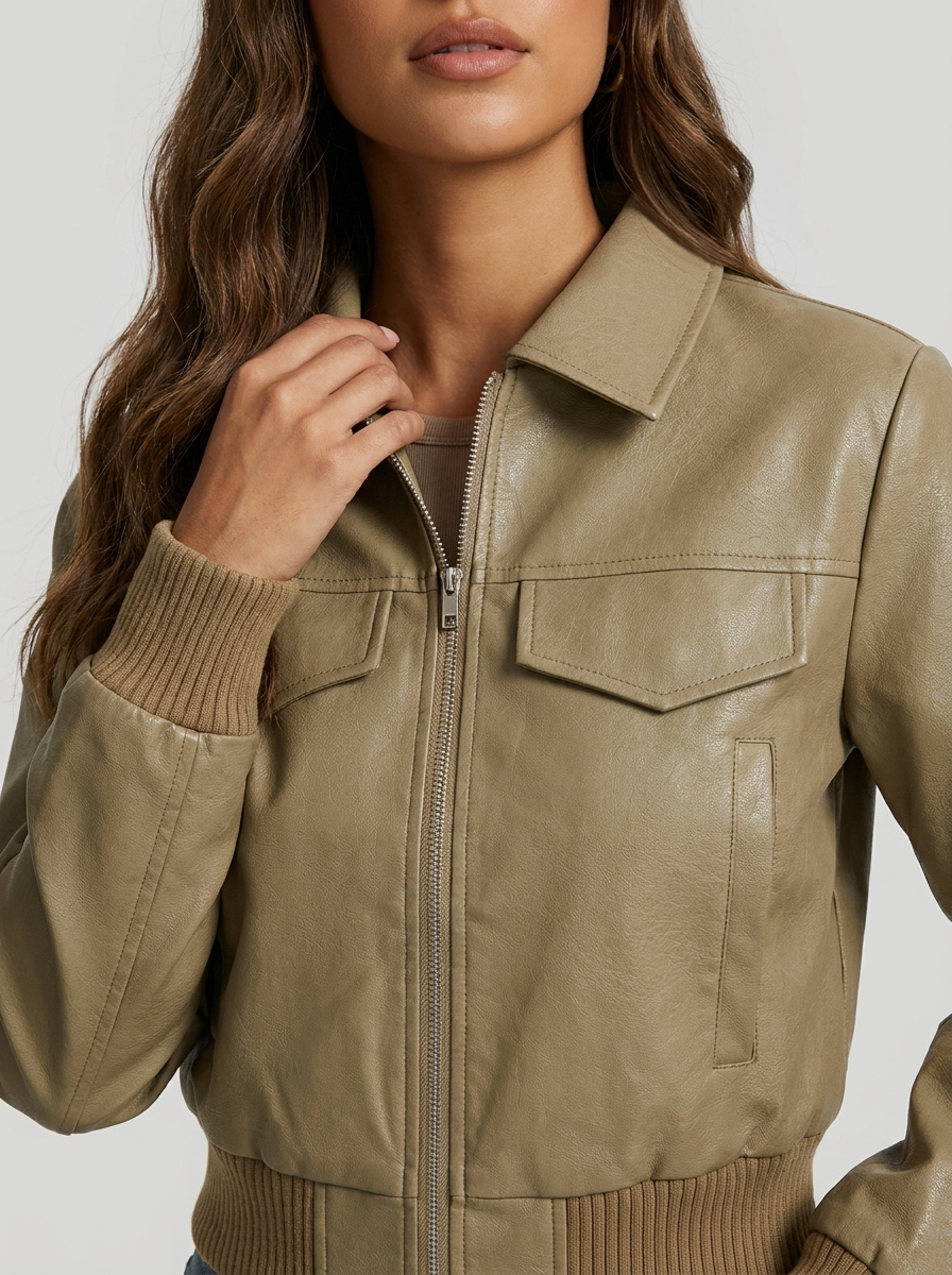 Emilia Cropped Zip Jacket