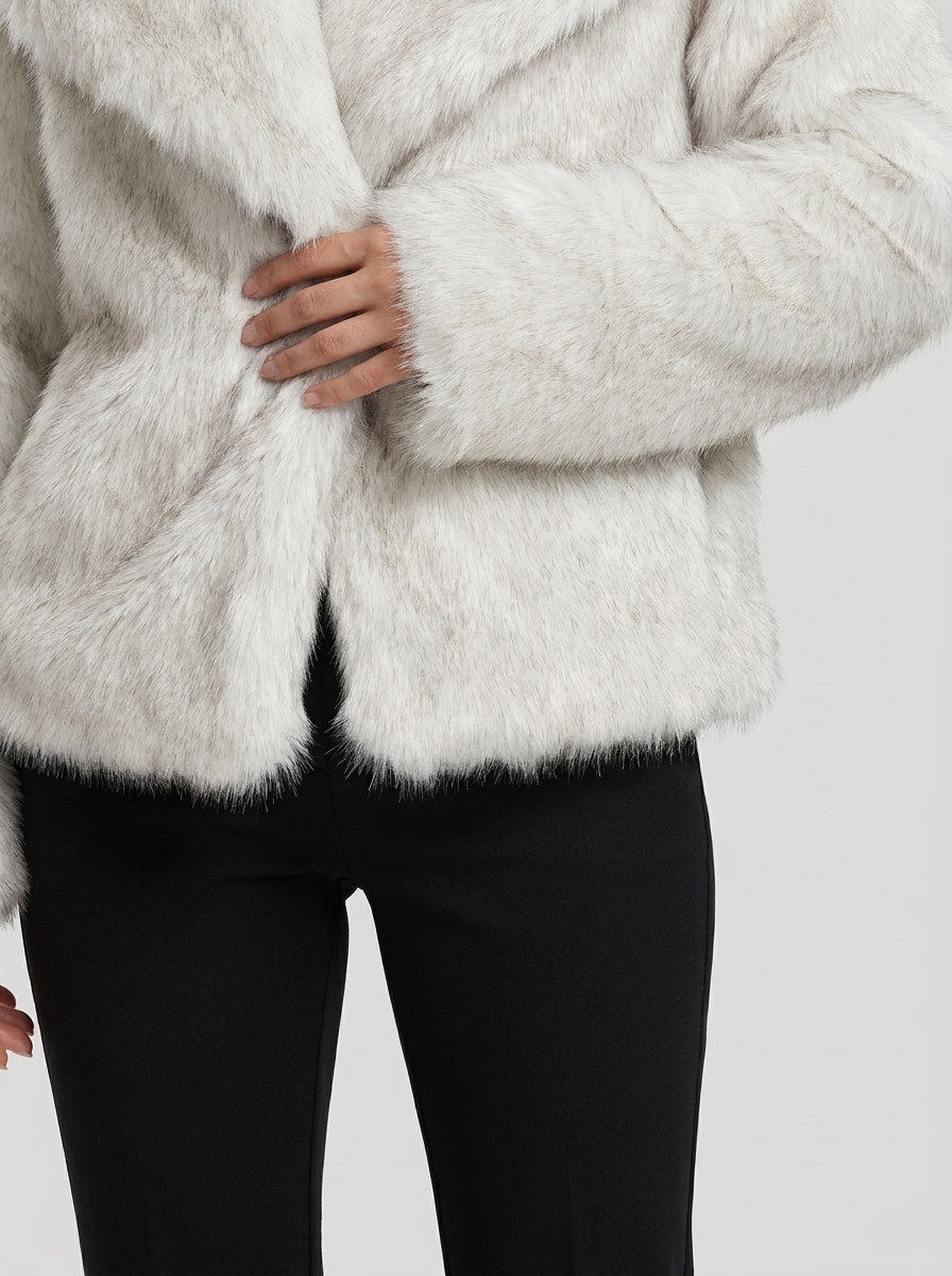 Women's Faux Fur Coat – Alessia Winter Faux Fur Jacket