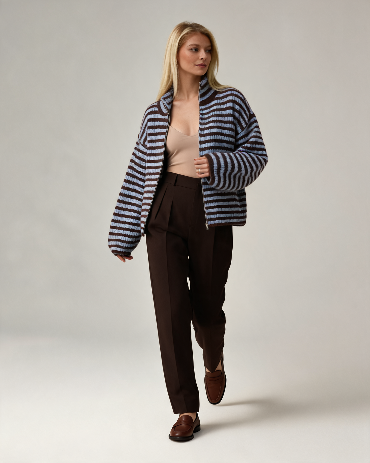 Cardigan – Maren Zip Knit