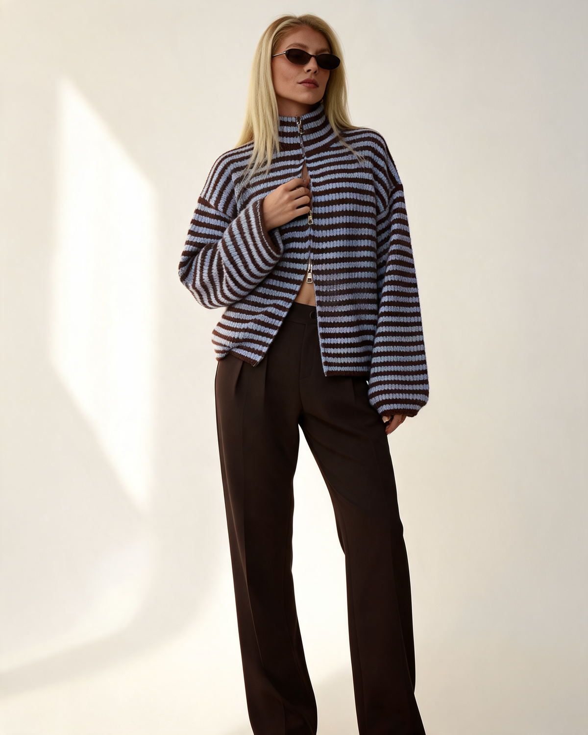 Cardigan – Maren Zip Knit