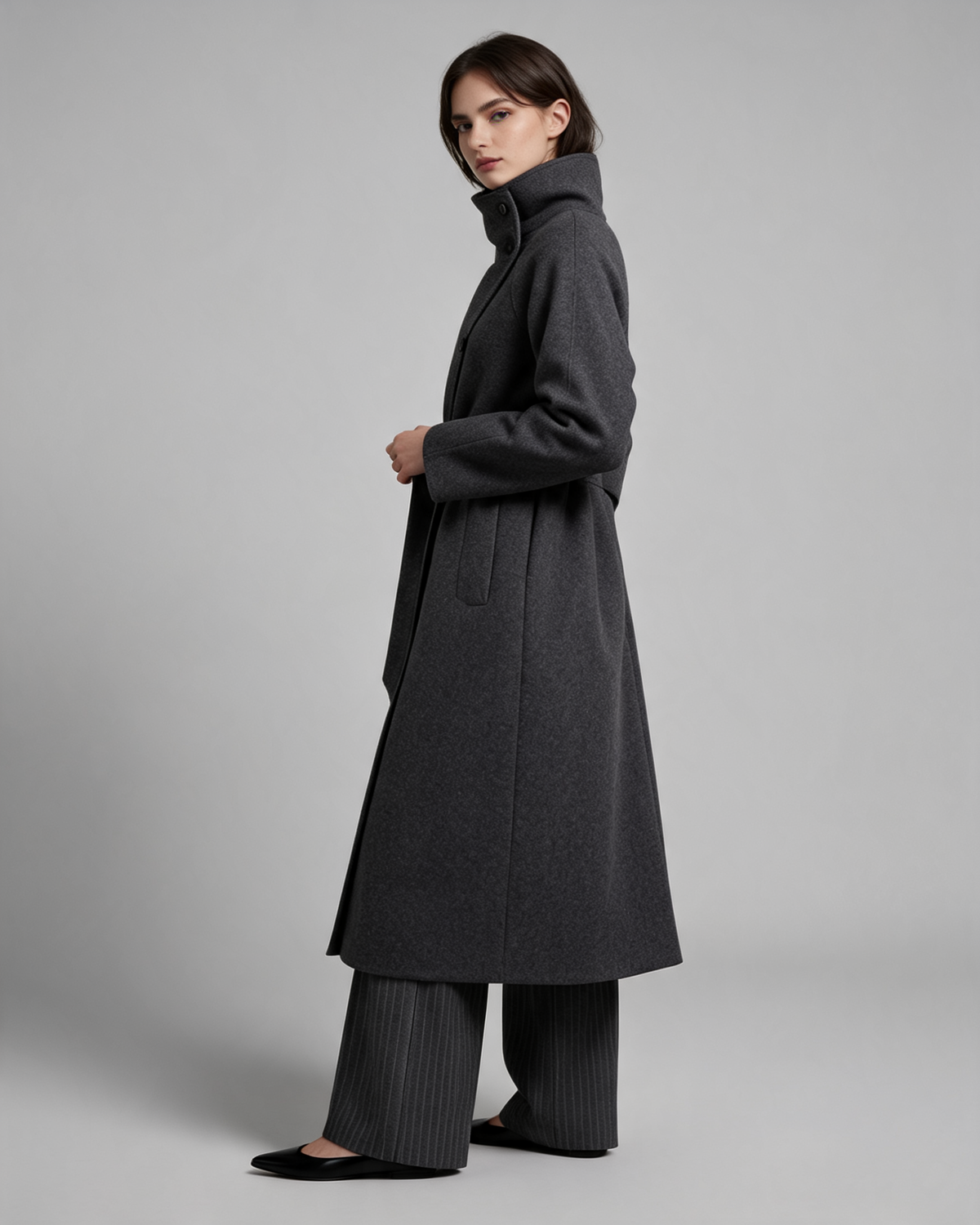 Winter Coat – Lisette Belted