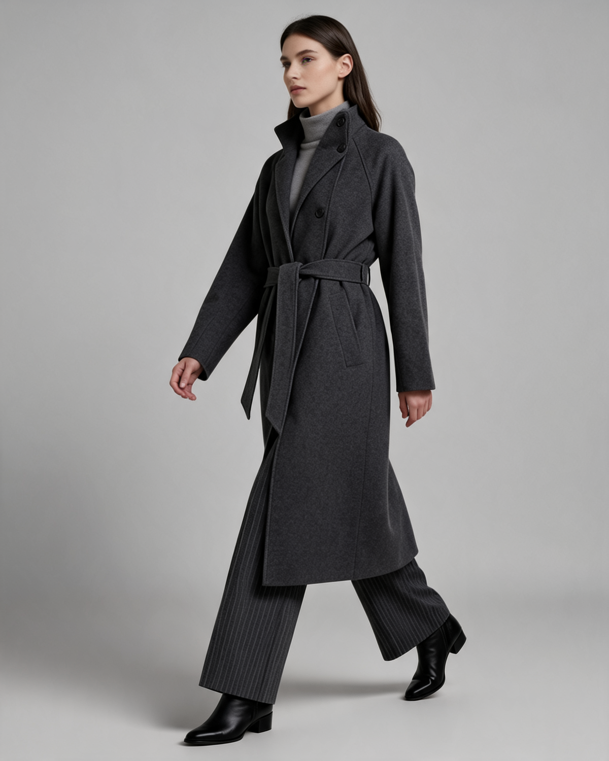Winter Coat – Lisette Belted