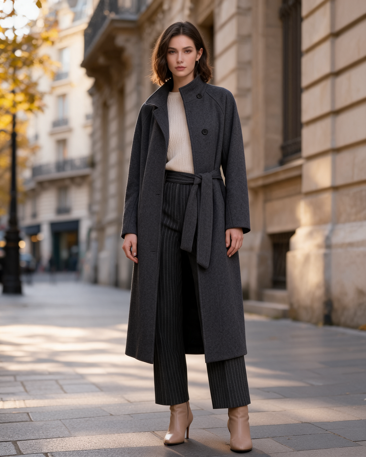 Winter Coat – Lisette Belted