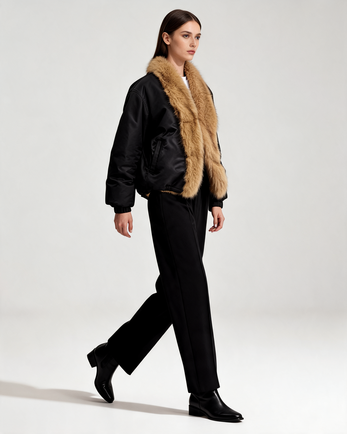 Bomber Jacket – Elowen Faux Fur
