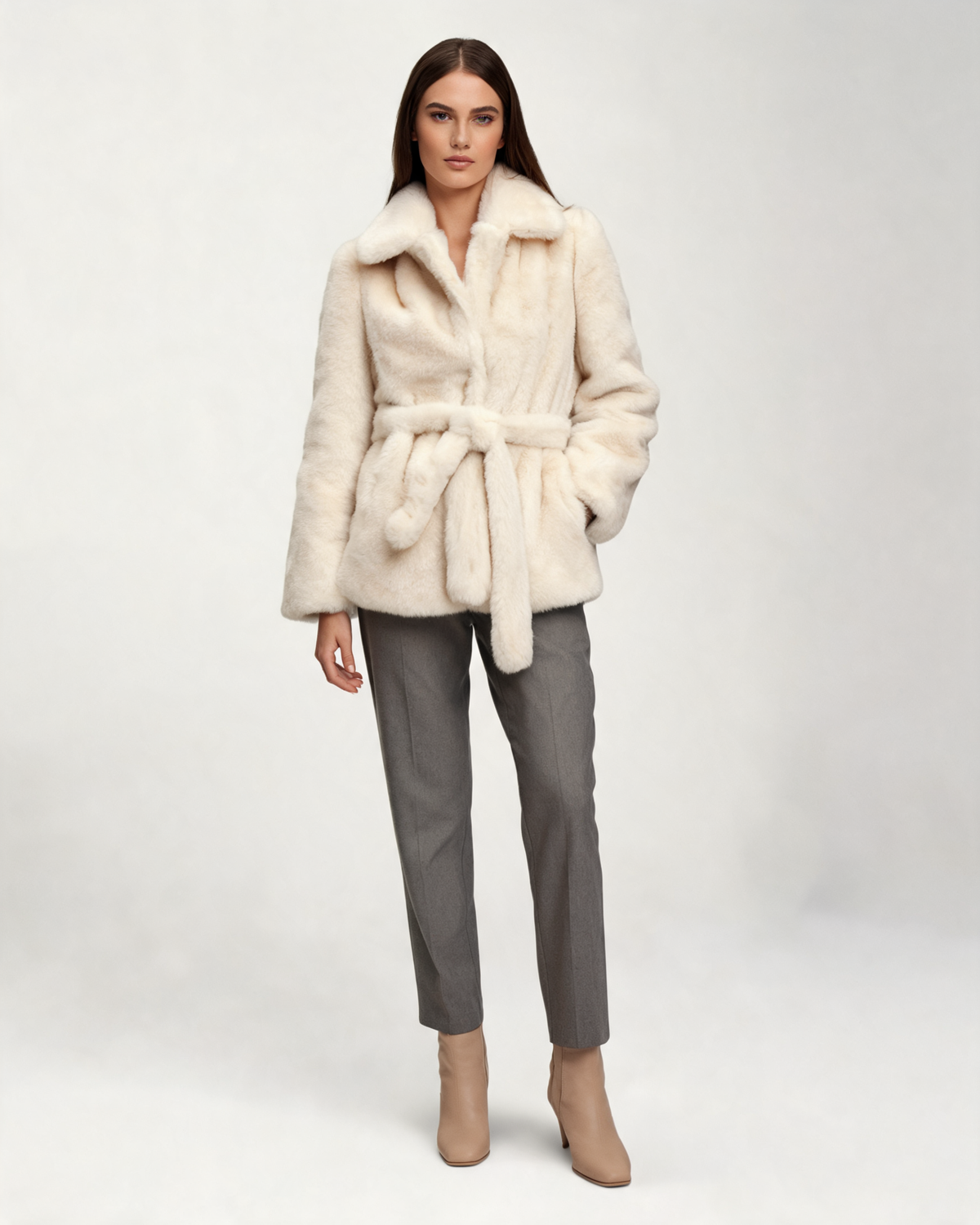 Faux Fur Coat – Mireya