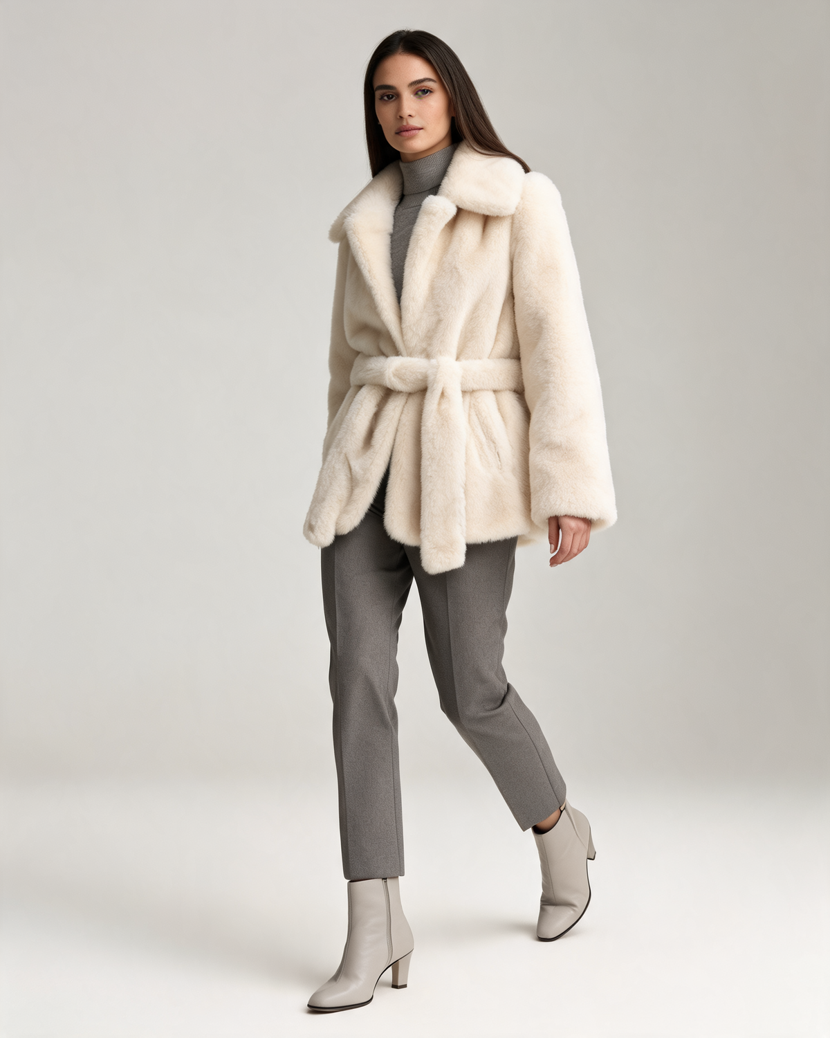 Faux Fur Coat – Mireya