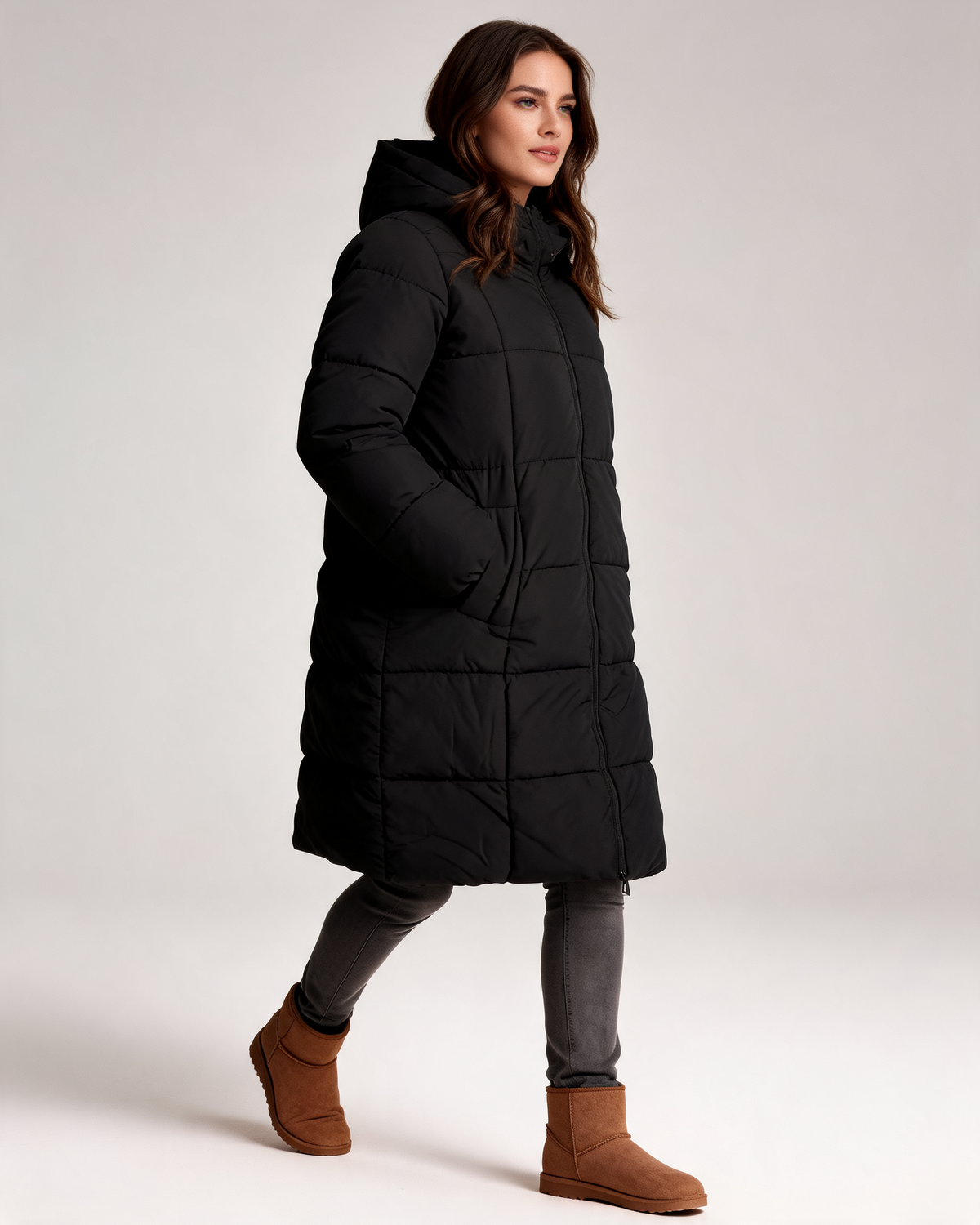 Winter Coat – Cecily Long Coat Hooded
