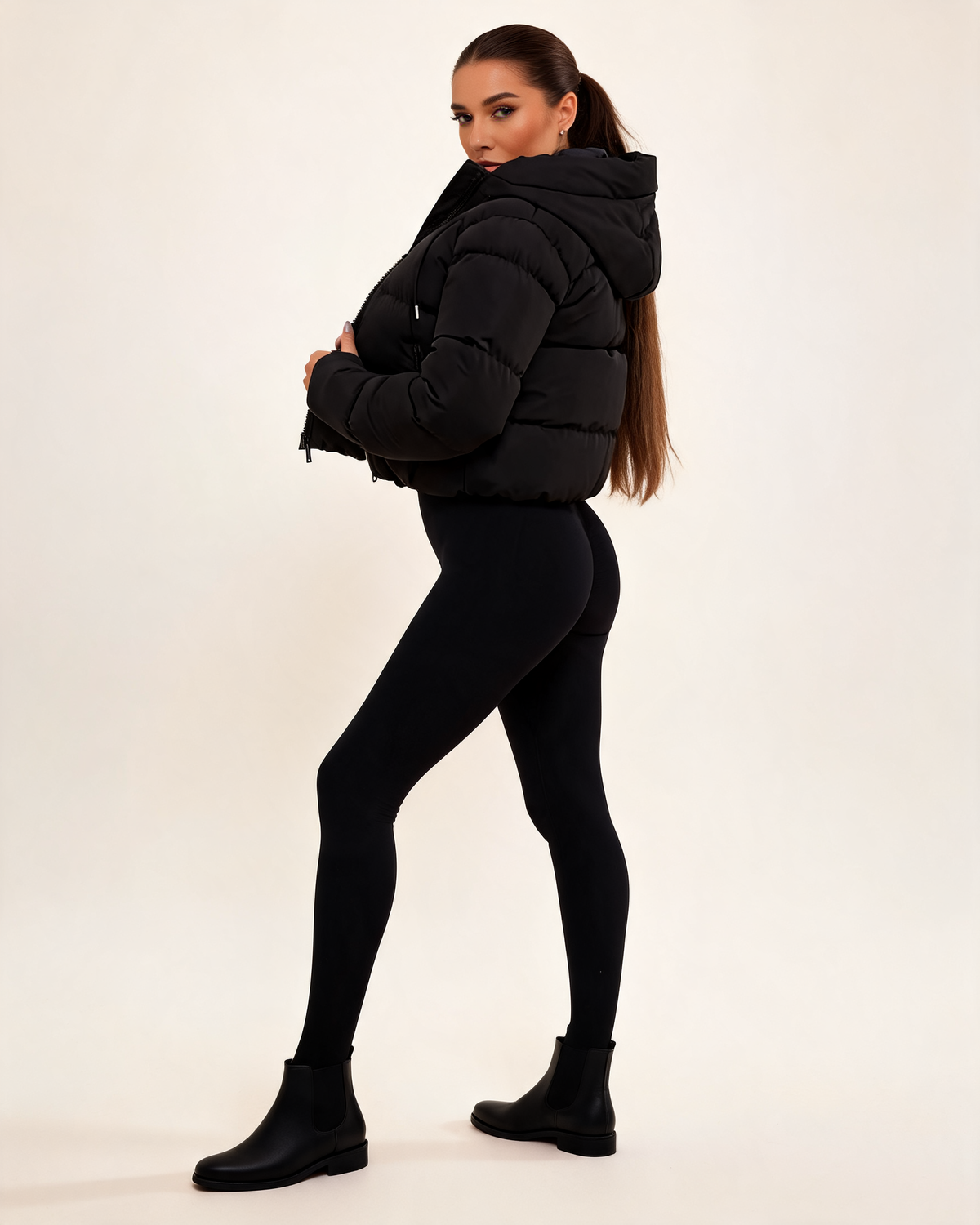Winter Jacket – Tamsin Hooded Puffer